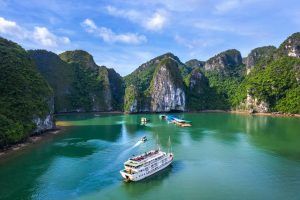 Cruising in Halong Bay