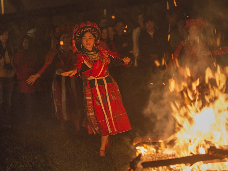 Pa Then Fire dance festival is usually held every year in new year’s eve of the old year and the new year
