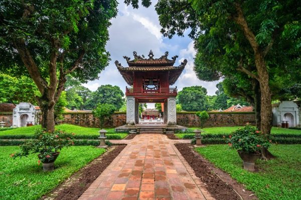 The temple of literature - Hanoi