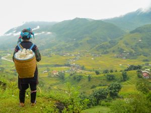 beautiful view toward Y Linh Ho village