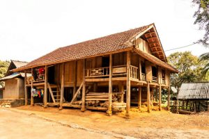 Thai stilt house in Mai Chau