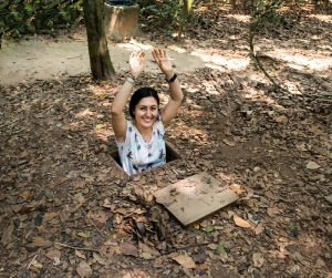 Getting inside Cu Chi Tunnels
